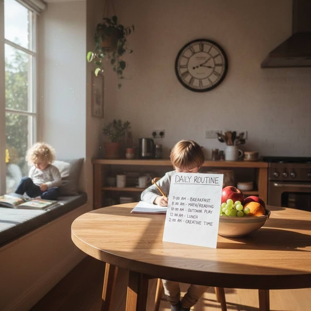 Creating a Homeschool Schedule That Survives Real Life